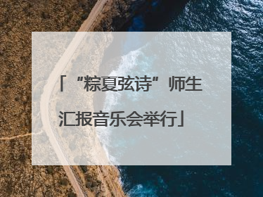“粽夏弦诗”师生汇报音乐会举行