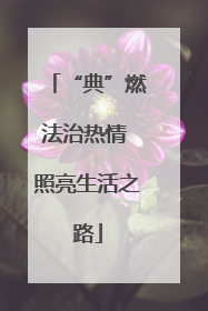 “典”燃法治热情 照亮生活之路