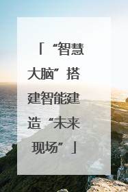 “智慧大脑”搭建智能建造“未来现场”
