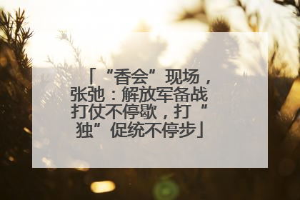 “香会”现场，张弛：解放军备战打仗不停歇，打“独”促统不停步