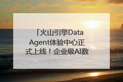 火山引擎Data Agent体验中心正式上线！企业级AI数据专家触手可及