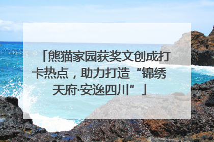 熊猫家园获奖文创成打卡热点，助力打造“锦绣天府·安逸四川”