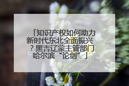 知识产权如何助力新时代东北全面振兴？黑吉辽蒙主管部门哈尔滨“论剑”