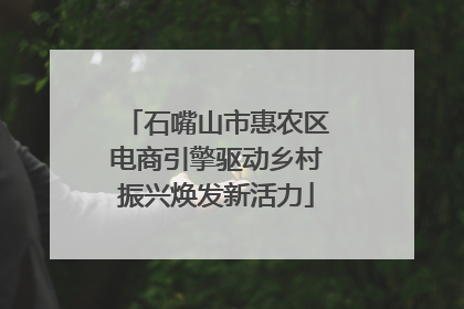 石嘴山市惠农区电商引擎驱动乡村振兴焕发新活力