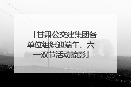 甘肃公交建集团各单位组织迎端午、六一双节活动掠影