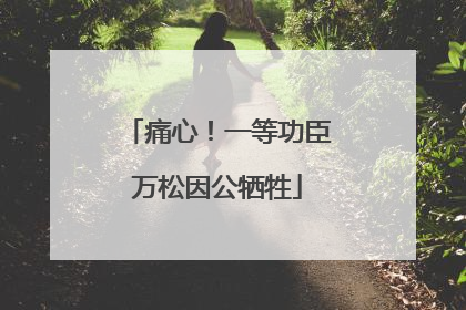 痛心！一等功臣万松因公牺牲