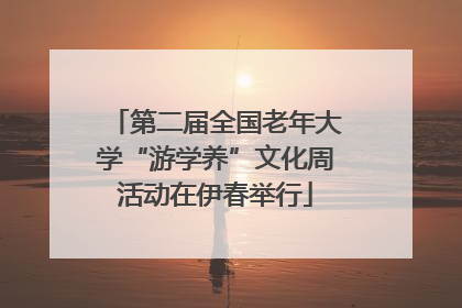 第二届全国老年大学“游学养”文化周活动在伊春举行