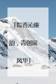 粽香沁廉韵，青创展风华