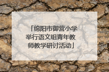绵阳市御营小学举行语文组青年教师教学研讨活动