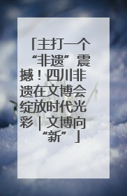 主打一个“非遗”震撼！四川非遗在文博会绽放时代光彩｜文博向“新”