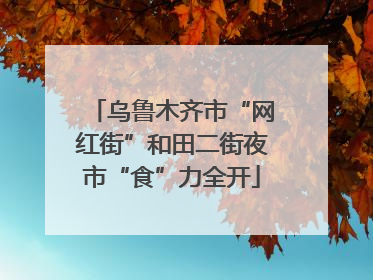 乌鲁木齐市“网红街”和田二街夜市“食”力全开