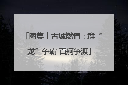 图集丨古城燃情：群“龙”争霸 百舸争渡
