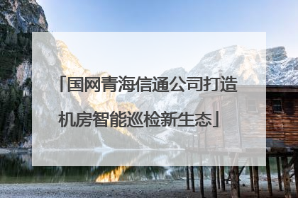 国网青海信通公司打造机房智能巡检新生态