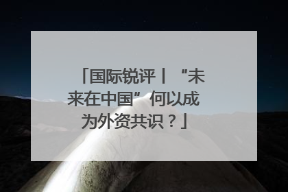 国际锐评丨“未来在中国”何以成为外资共识？
