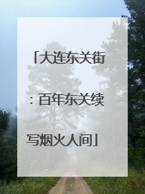 大连东关街：百年东关续写烟火人间