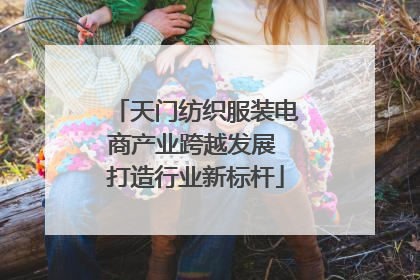 天门纺织服装电商产业跨越发展 打造行业新标杆