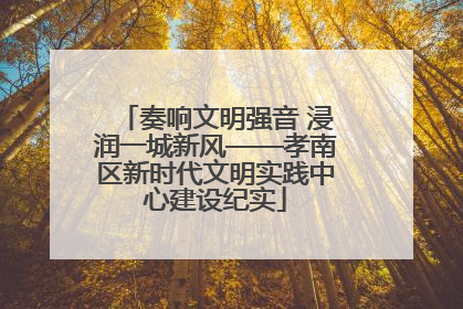 奏响文明强音 浸润一城新风——孝南区新时代文明实践中心建设纪实