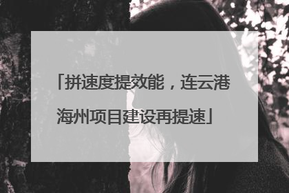 拼速度提效能，连云港海州项目建设再提速