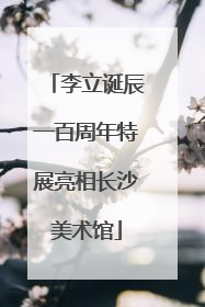 李立诞辰一百周年特展亮相长沙美术馆