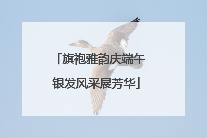 旗袍雅韵庆端午 银发风采展芳华