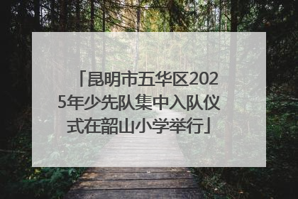 昆明市五华区2025年少先队集中入队仪式在韶山小学举行