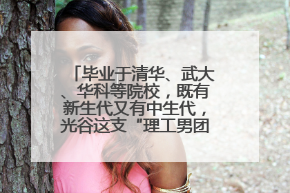 毕业于清华、武大、华科等院校，既有新生代又有中生代，光谷这支“理工男团”为何“出道”？