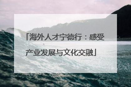 海外人才宁德行：感受产业发展与文化交融