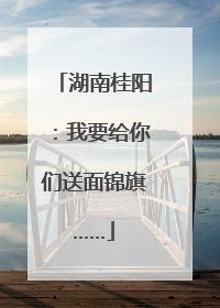 湖南桂阳：我要给你们送面锦旗……
