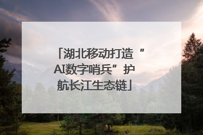 湖北移动打造“AI数字哨兵”护航长江生态链