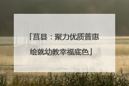 莒县：聚力优质普惠 绘就幼教幸福底色