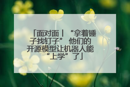 面对面丨“拿着锤子找钉子” 他们的开源模型让机器人能“上学”了