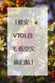 雅安：eVTOL首飞 低空文旅启航