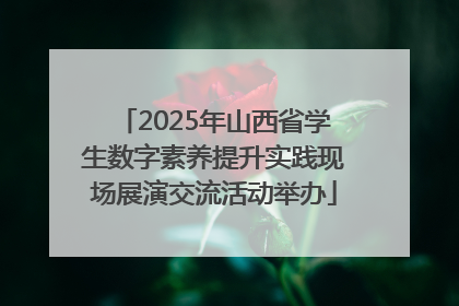2025年山西省学生数字素养提升实践现场展演交流活动举办
