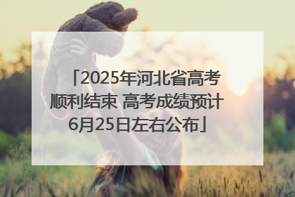 2025年河北省高考顺利结束 高考成绩预计6月25日左右公布