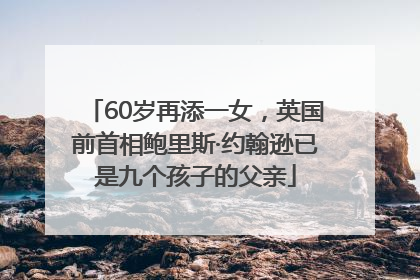 60岁再添一女，英国前首相鲍里斯·约翰逊已是九个孩子的父亲